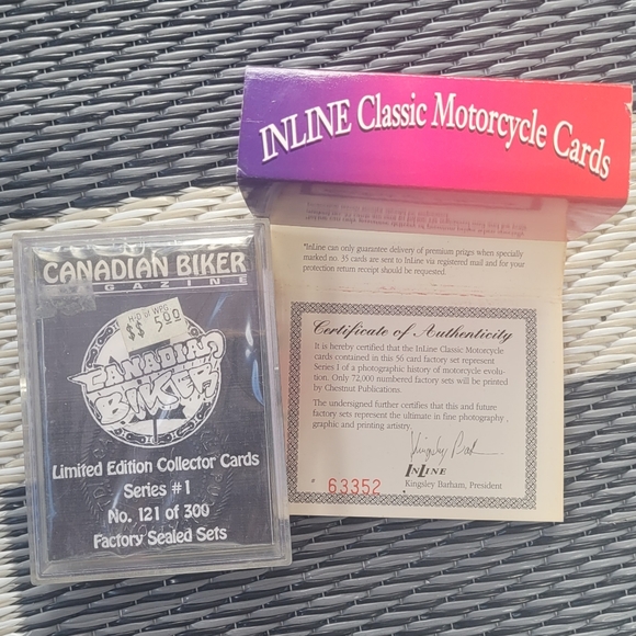 MINT Inline Motorcycle Cards - Picture 2 of 5